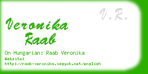 veronika raab business card